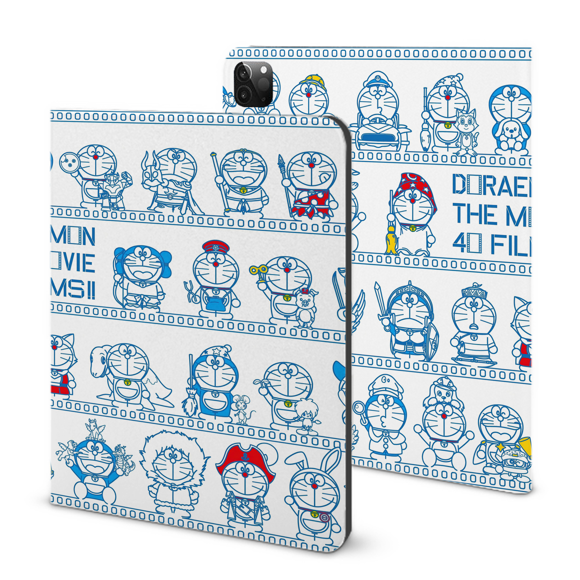 （画像用） ドラえもん Doraemon IPadケース ペンホルダー付き ブックスタイルデザイン